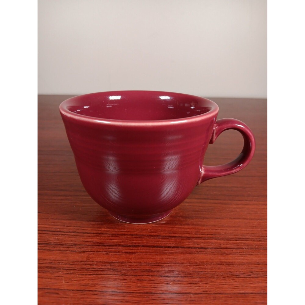Fiestaware Cinnabar Red Tea Cup Coffee Mug HLC USA Homer Laughlin EUC